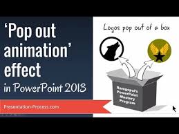 Pop Out Animation Effect In Powerpoint 2013 Youtube Powerpoint Creative Presentation Ideas Presentation
