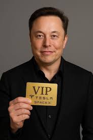 This card isn't just gold… it's a symbol of loyalty, belief, and shared  vision. Who truly carries this VIP Tesla & SpaceX card in their heart? If  you already have it, you're