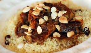 Pour in the wine and stir to dislodge any browned bits from the pan bottom, then stir in the stock. Slow Cooked Moroccan Lamb Tagine Recipe With Dates Raisins And Spices