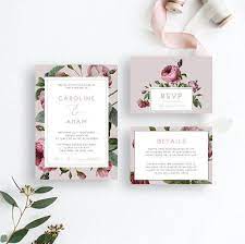 Red Rose Wedding Invitation Suite Template English Rose Rose Wedding Invitations Red Rose Wedding Invitations Red Rose Wedding