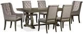 7-Piece Dining Room Set - Oak Cleopatra