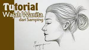 20 gambar sketsa kumpulan gambar sketsa bunga. Tutorial Sketsa Wajah Wanita Dari Samping Youtube