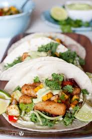 To my horror, there wasn't a tortilla kristy bernardo is the recipe creator behind the wicked noodle. Wicked Simple Fish Tacos With Mango Salsa And Avocado Cream How Does She