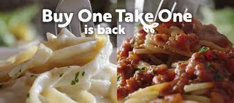 Not combinable with other promotions. Looking For A Dinner Deal Olive Garden Offers Free Take Home Entree Bismarck On The Cheap