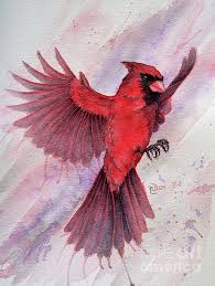 Black And Red Cardinal Bird Cardinal In Flight Bird Silhouette Tattoos Red Cardinal Tattoos Cardinal Tattoos