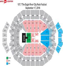 107 7 The Eagle River City Rock Fest Kfc Yum Center