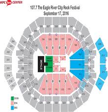 107 7 The Eagle River City Rock Fest Kfc Yum Center