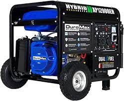 Wagan (el2547) solar e power cube 1500 plus. Amazon Com Duromax Xp12000eh Generator 12000 Watt Gas Or Propane Powered Home Back Up Rv Ready 50 State Approved Dual Fuel Electric Start Portable Generator Black And Blue Garden Outdoor