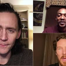 Wandavision Cast Gets Grilled By Hiddleston Mackie Cumberbatch