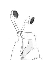 Earphones Hipster Drawings Meaningful Drawings Cute Drawings Easy to install and remove fashion but simple style fits and matches your headphone box perfectly shock absorption soft case used for apple airpods. earphones hipster drawings