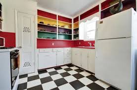 Fun Multi Colored Kitchen Cabinets Rainbow Kitchen Kitchen Colors Diy Apartments
