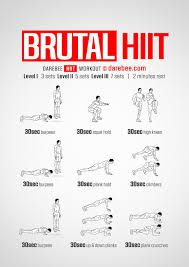 Brutal Hiit Workout Hiit Workout At Home Hiit Workout Cardio Workout At Home