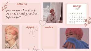 Bts Jimin Desktop Organizer Wallpaper In 2021 Desktop Wallpaper Organizer Bts Laptop Wallpaper Cute Laptop Wallpaper