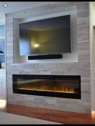 This Is A Fireplace With Built In Hidden Drawer Behind Tv Mount To Wohnzimmer Tv Wand Ideen