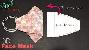 Please add 1/4 seam allowance for all the pattern. Nahanleitung Zum Nahen Von Gesichtsmasken Wie Erstelle Ich Eine Gesichtsmaske Mit Einer Nahmaschine Youtu Easy Face Mask Diy At Home Face Mask Diy Face Mask