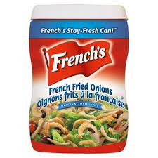 Fry up a batch in your dutch the classic versions of this dish typically use canned or frozen green beans, and they result in a very tender and velvety textured casserole. Buy Frenchs French Fried Onions American Food Shop