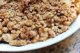 Pear Crisp With Vanilla Ice Cream Recipe Pear Crisp Pear Recipes Pear Crumble Recipe