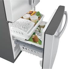 Original, high quality general electric refrigerator parts and other parts in stock with fast shipping and award winning customer service. Ge Gne21fskss 30 Inch French Door Refrigerator With 20 8 Cu Ft Capacity Led Lighting Icemaker Digital Temperature Controls Door Alarm Enhanced Shabbos Mode Capable Advanced Water Filtration And Energy Star Qualified Stainless Steel