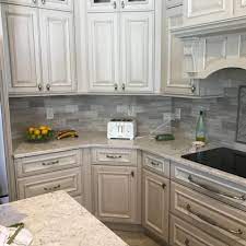Among the easiest designs backsplash, subway tile design gets a fresh update when he raised. Kitchen With Marble Backsplash Prosource Wholesale