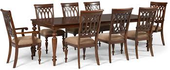 Two matching chairs are included in this set, both featuring a relaxed modern appeal. Hausratversicherungkosten Crestwood Dining Room Set In Collection 5020