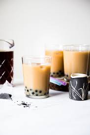 I work in one and here's the general recipe: How To Make Bubble Tea Boba Tea æ³¢éœ¸å¥¶èŒ¶ çç å¥¶èŒ¶ Healthy Nibbles