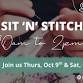 Sit 'n' Stitch 10/25/25 at Fiddle Dee Dee event image