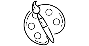 Black And White Vector Palette Paint Palette Free Vector Icons Designed By Eight Black Dots Vector Icon Design Vector Free Free Icons