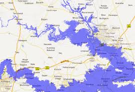 Flood Map Elevation Map Sea Level Rise Map