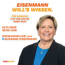 Mit 16 trat sie in die junge union ein, weil das, so. Eisenmann Will S Wissen Findet Digital Statt Albrecht Schutte