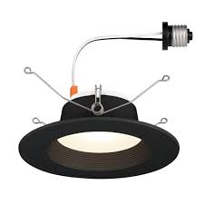 Most recent l white led flat panel light fixture. Black Recessed Lighting At Lowes Com