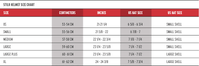 sizing charts simpson racing products