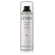 Amazon Com Kenra Volume Spray 25 55 Super Hold Hairspray All Hair Types Travel 1 5 Oz Kenra Premium Beauty