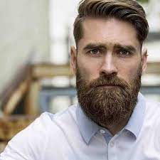 This is a really serious beard style for those who love beard chic. Choosing The Perfect Hairstyle And Beard Combination Hairstyle On Point Hipster Haircuts For Men Hair And Beard Styles Hipster Haircut