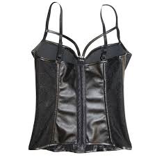 Black And White Floral Corset Pin On Boots