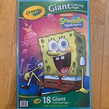 Crayola® giant coloring page art set is rated 4.8 out of 5 by 6. Crayola Toys Crayola Giant Coloring Pages Spongebob New Poshmark