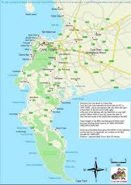 Most of the more popular housing areas around the city are build on the slopes of the mountain ranges of the. Cape Town Map