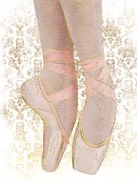 Women ballet shoes dance slippers pointe toe soft sole gymnastics practice shoes. Ballerina Pointe Shoes Pink Gold White Digital Art By Flo Karp