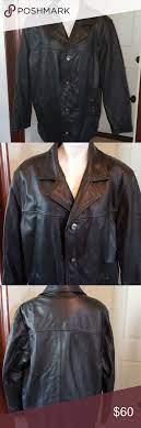 Guess Mens Vintage 1981 Genuine Leather Jacket Genuine Leather Jackets Leather Jacket Vintage Men