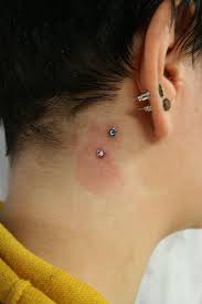 Stars people tend to get the star tattoo behind the ear for it preserves several different meanings. Stars Behind Ear Tattoo Meaning Behind Ear Tattoos Behind Ear Tattoo Neck Tattoos Women