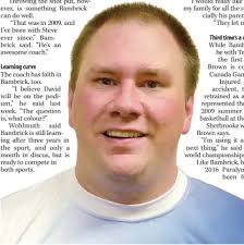 Push for the podium Kings County para-athletes Brown, Bambrick have sights  set