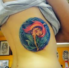 The moon here is large and full and makes a perfect backdrop for this incredible underwater scene. 59 Breathtaking Little Mermaid Inspired Tattoos Tattooblend