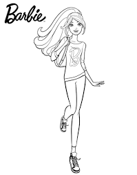 Dessin barbie coloriage à imprimer. Coloriages De Barbie A Imprimer Et Telecharger