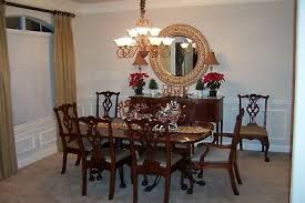 Ethan Allen 18th Century Mahogany Dining Table Sideboard Buffet Server With 8 Henredon Chippendale C Mahogany Dining Table Dinning Table Set Wood Dining Room