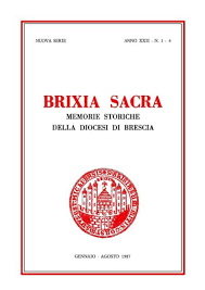 Entdecke rezepte, einrichtungsideen, stilinterpretationen und andere ideen zum ausprobieren. Nuova Serie 1987 Xxii Fascicolo 1 4 Brixia Sacra
