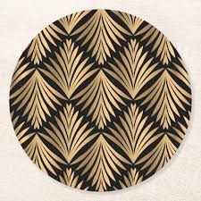 Black And Gold Art Deco Pin On Abstract Design Simple