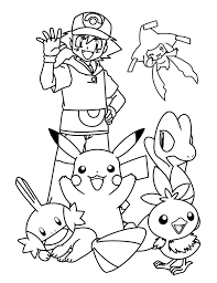Ausmalbilder Pikachu Und Andere Pokemon Kostenlos Drucken 100 Bilder