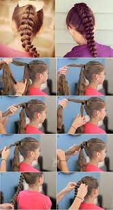 Pull Through Braid Hairstyle Salon Quality Results At Home Braid Hairstyle Home Pull Pull Through Braid Braided Hairstyles Braids For Kids