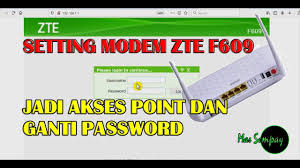 Nah itulah sedikit penjelasan mengenai password zte f609 semoga dengan artikel ini bisa bermanfaat. Cara Mengganti Ip Lan Address Admin Wifi Modem Zte F609 Indihome Youtube