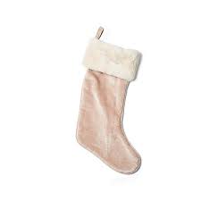 We shop and deliver, you enjoy. Lily Blush Velvet Christmas Stocking Kim Salmela Atelier