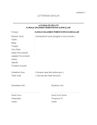 Sekolah kebangsaan sg tua baharu. Format Laporan Eksekutif Guru Yang Berkursus Kssr